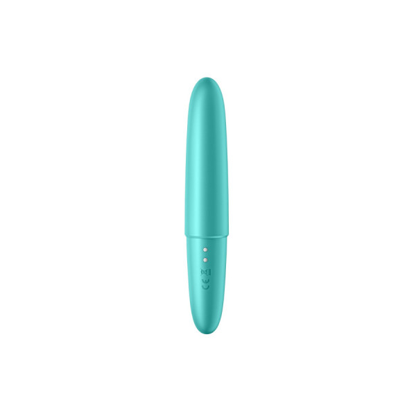 Vibromasseur turquoise USB Ultra Power Bullet 6 Satisfyer 